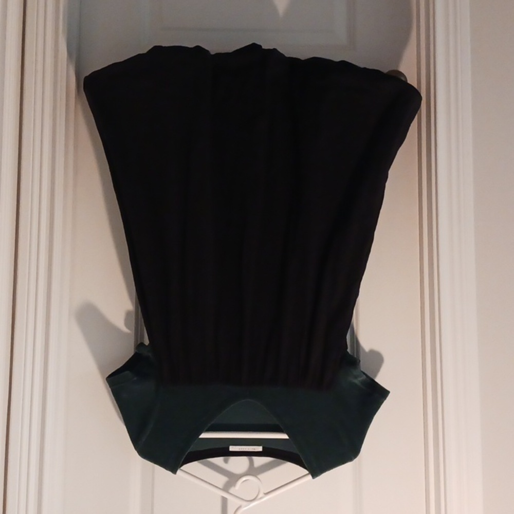 Lowry Farm, M, Black & Green Dress